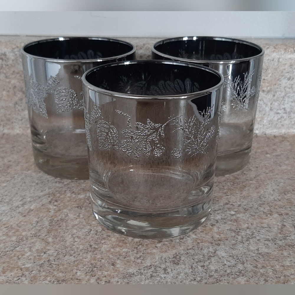 3 Vintage Drinking Glasses